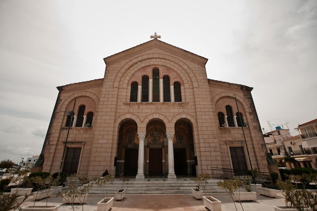 Église traditionnelle dans la région de Bochali à Zakynthos