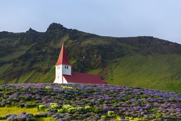 Église de la ville de Vik Islande