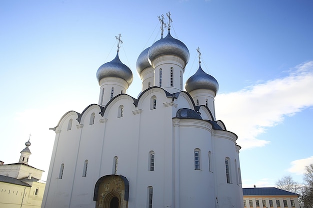 Église de Vologda, église chrétienne orthodoxe, monastère de Vologda Nord russe, tourisme de pèlerins