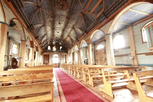 Églises Woodend sur l'île de Chiloé Chili