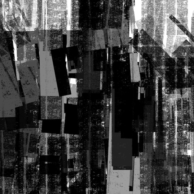 Glitch décoré d'un fond grunge Elément de conception pour des brochures, des affiches de médias sociaux, des flyers, une texture de superposition, une bannière texturée avec un effet de détresse Grunge Glitch