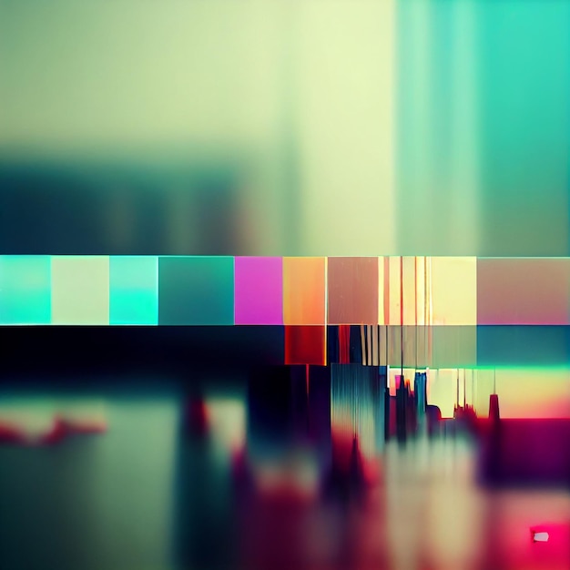 Glitch fond abstrait technologie glitchy rétro vhs fond d'écran vidéo 4k