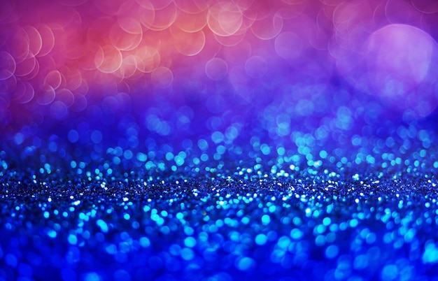 Glitter light abstract full color bokeh fond clair