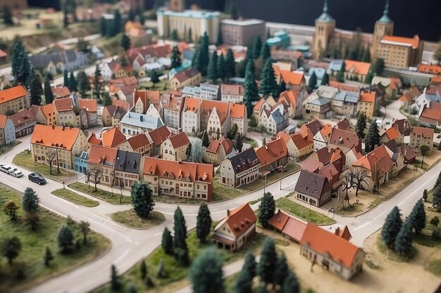 Gliwice Silésie Pologne 1012024 Miniature des villes de Kolejkowo