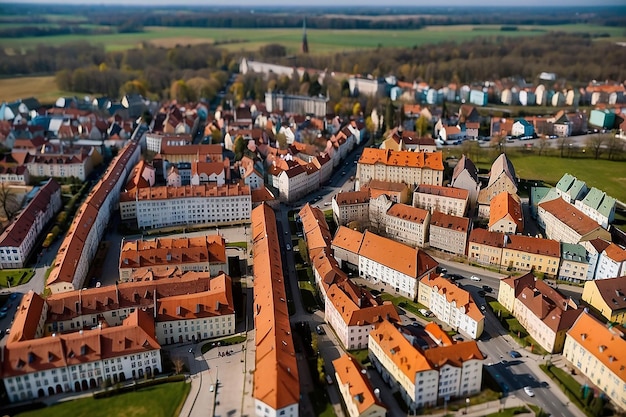 Photo gliwice silésie pologne 1012024 miniature des villes de kolejkowo