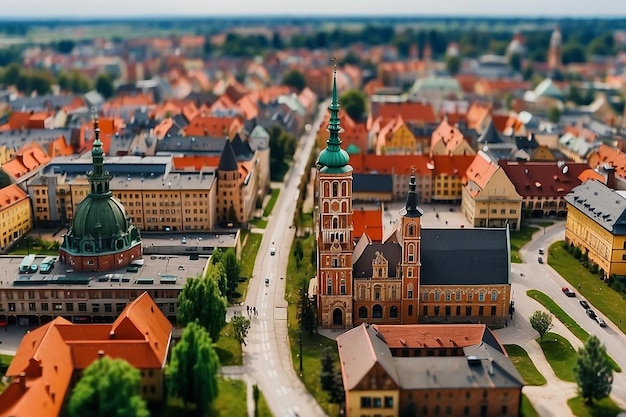 Gliwice Silésie Pologne 1012024 Miniature des villes de Kolejkowo