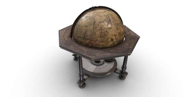 Un globe avec le mot mars dessus