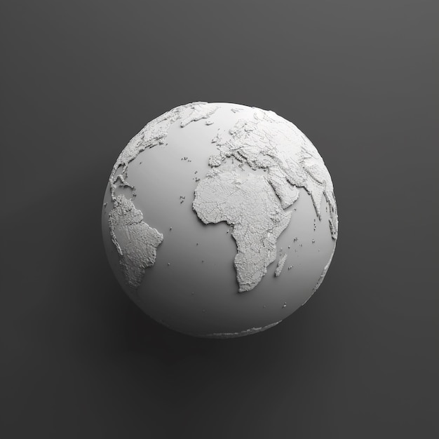 Photo un globe avec le mot monde dessus