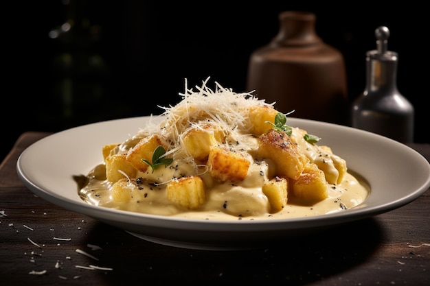 Le gnocchi crémeux est délicieux.