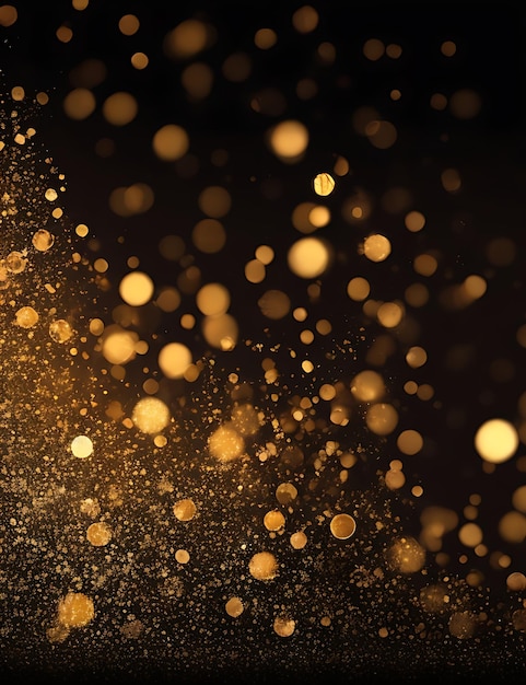 Golden Abstract Bokeh pour les ventes du Black Friday