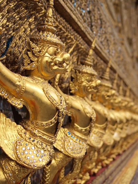 Golden Garuda au Wat Phra Kaew Bangkok, Thaïlande