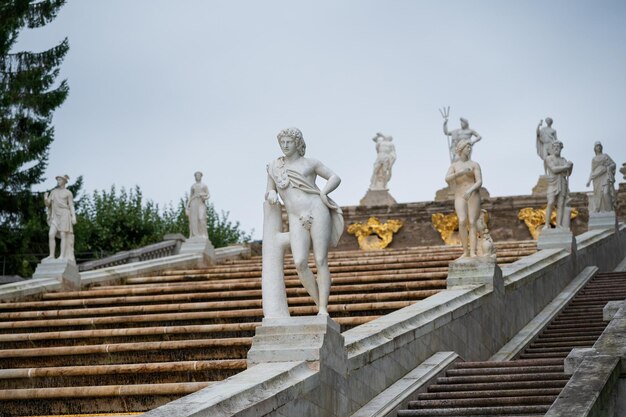 Golden Hill Cascade de Peterhof Saint Petersberg Russie