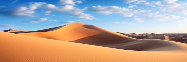 Golden Horizon balayant les dunes du désert du Sahara