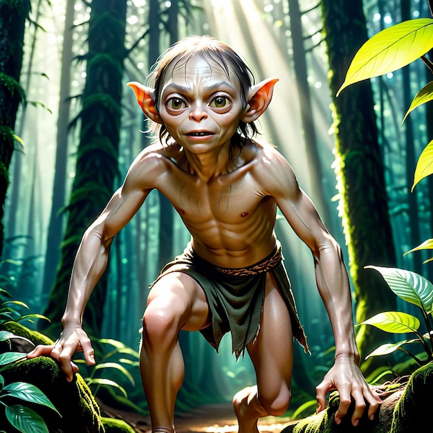 Photo gollum de la tribu