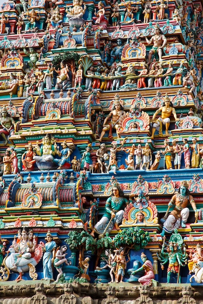 Gopuram (tour) du temple hindou