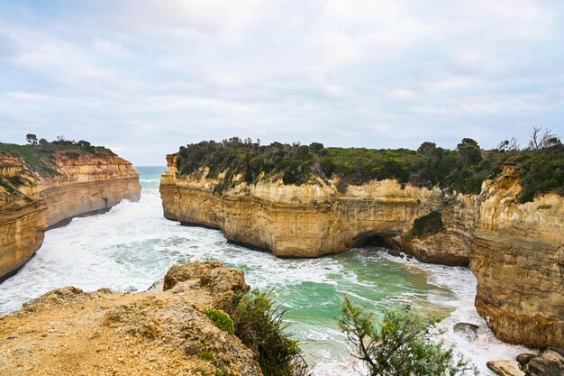 Photo la gorge du loch ard à melbourne, en australie