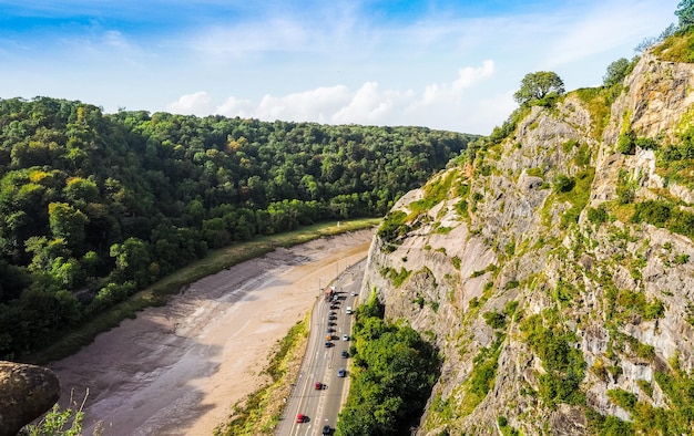 Gorge de la rivière HDR Avon à Bristol