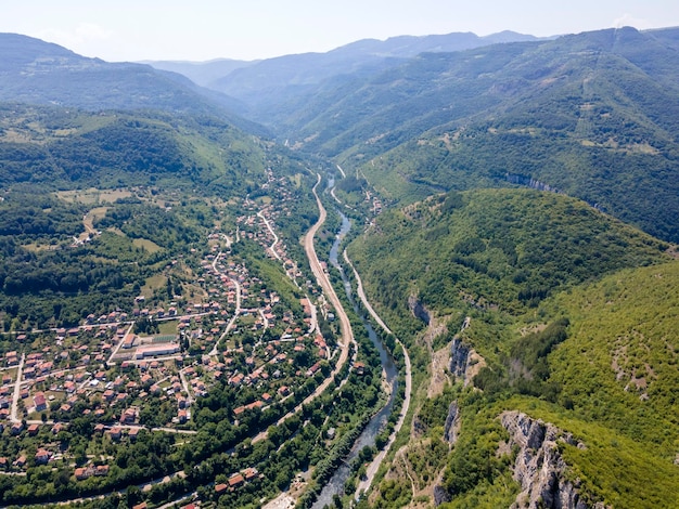 Gorge de la rivière Iskar Montagnes des Balkans Bulgarie