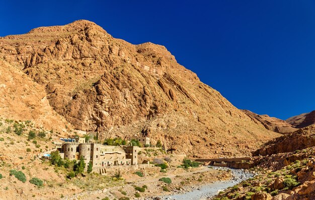 Gorge de Todgha un canyon dans les montagnes du Haut Atlas au Maroc