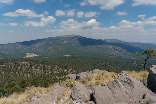 Gouffre de montagne du mont tlaloc mexique