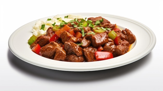 Goulash de boeuf isolé