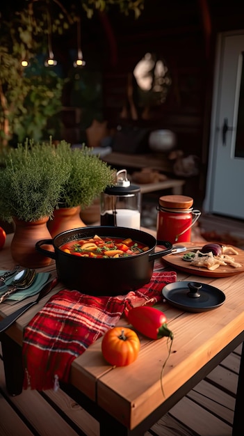 Goulash une soupe ou un ragoût de viande et de légumes assaisonné de paprika