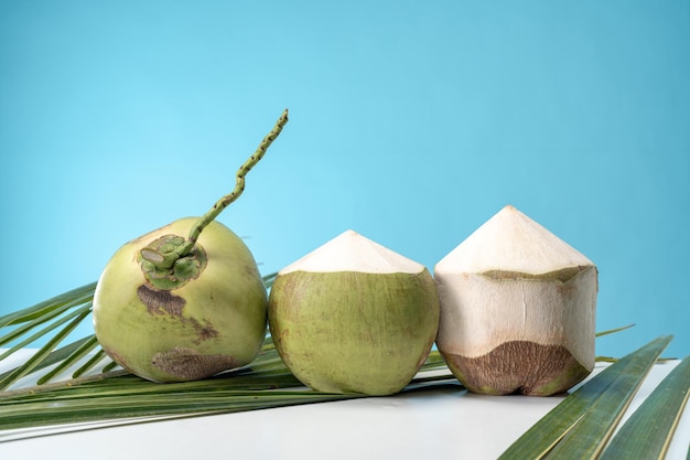 Goût sucré de noix de coco fraîche avec l'arôme de la noix de coco