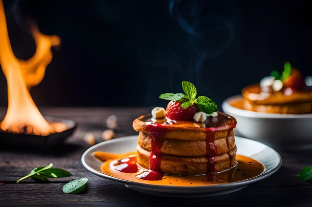 Goûtez à la magie De délicieuses expériences culinaires générées par l'IA Meilleure photo culinaire