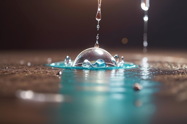 goutte d'eau éclaboussure éclatement effet spécial élément de design créatif fond de papier peint