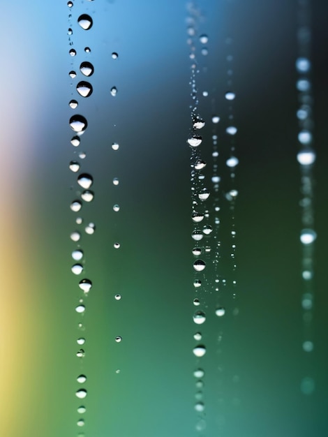 Photo goutte d'eau sur l'écran