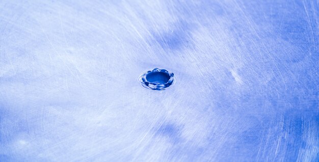 Goutte d&#39;eau, gros plan