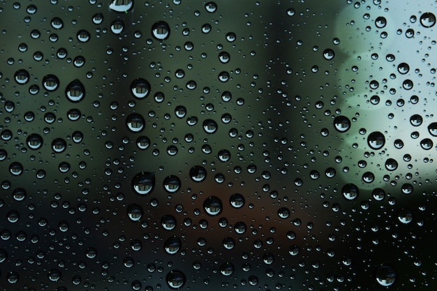 goutte d&#39;eau sur le verre