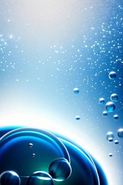 Photo gouttelettes d'eau bulle particules brillant affaires technologie fond conception matériel fond d'écran