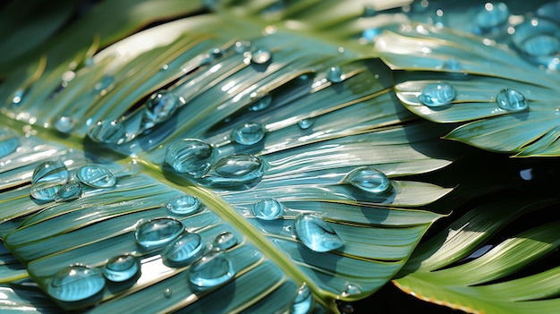 gouttes d'eau en congé