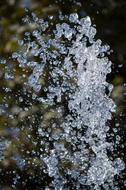 Gouttes d&#39;eau tombées