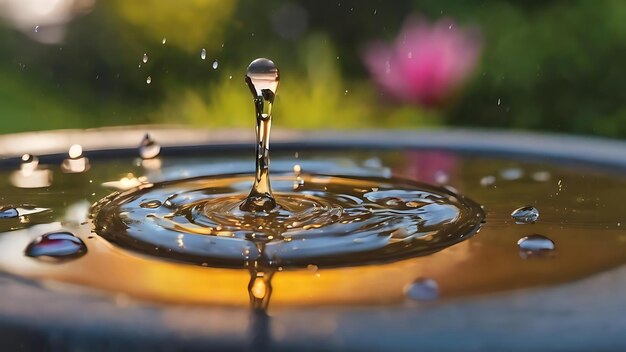 Des gouttes d'eau sur le verre