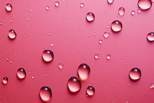 Photo des gouttes d'eau vives d'une élégance colorée