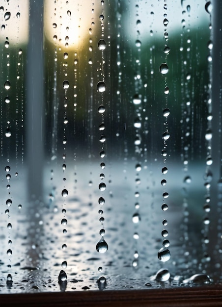 Gouttes de pluie sur la vitre macro photo fond d'écran