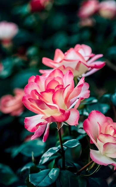 Les gouttes de rosée naturelles étincelantes parfumées le matin la rosée amp les roses Peta