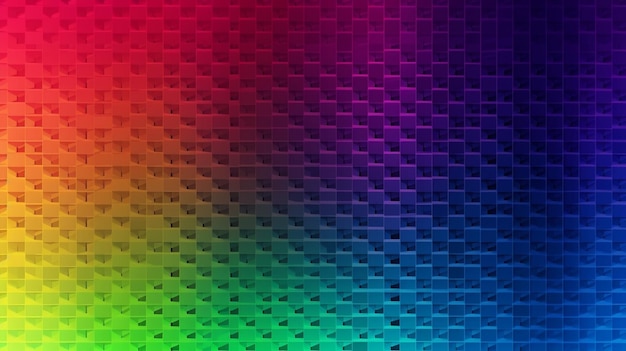 Gradient abstrait de beaux-arts à grille multicolore d'arrière-plan génératif d'IA
