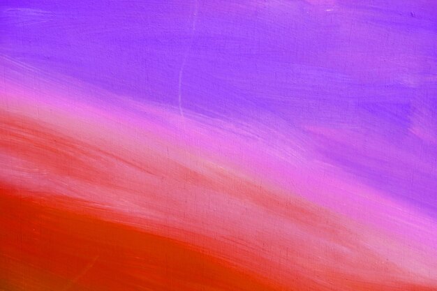 Gradient brillant rouge et violet décoloré rustique et taché bois peint texturé blanc vide surface de pinceau de peinture coloré brossé multicolore éclaboussure de couleur fond blanc gradient et texture