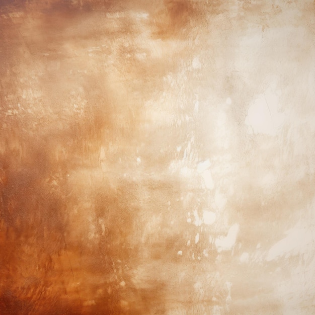Gradient brun et blanc grain bruyant texture de fond surface peinte mur blanc motif vide esprit