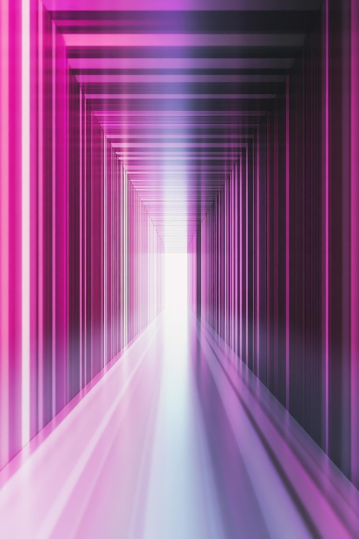 Photo gradient de couleur abstrait transition de couleur douce motif de géométrie organique arrière-plan