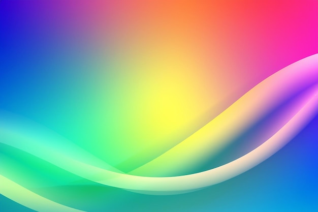 Gradient de couleur d'onde arrière-plan abstrait