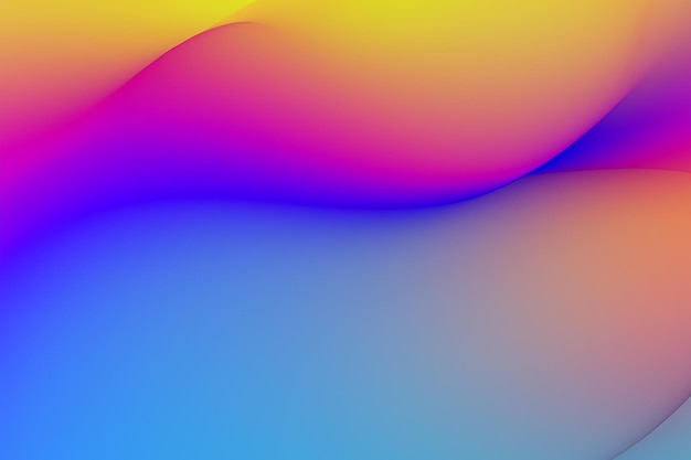 Gradient de couleur d'onde arrière-plan abstrait