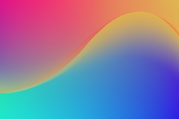 Gradient de couleur d'onde arrière-plan abstrait