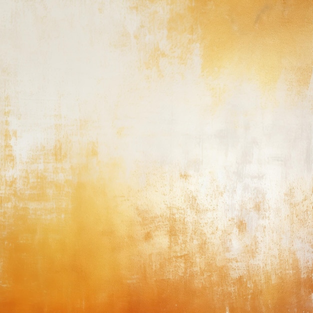Gradient doré et blanc texture de fond de grain bruyant surface peinte mur blanc motif vide avec