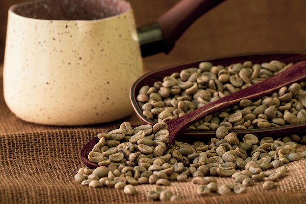 Grain de café cru Nicaragua Shg Ep Arabica