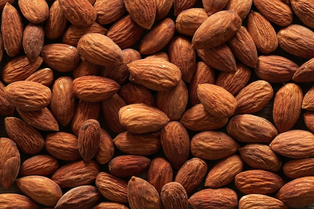 graines d'amandes pour le fond