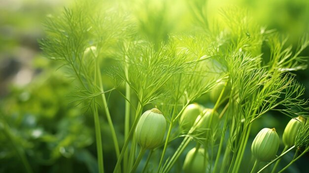 Photo graines de fenouil fleurs de fenouil